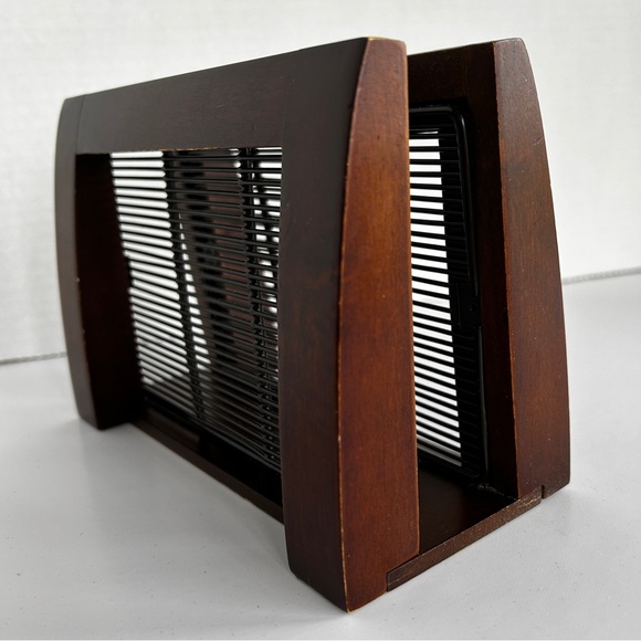 UMBRA Lavish Napkin Holder Chestnut - Picture 3 of 12